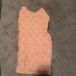 Pink Spaghetti Strap Dress